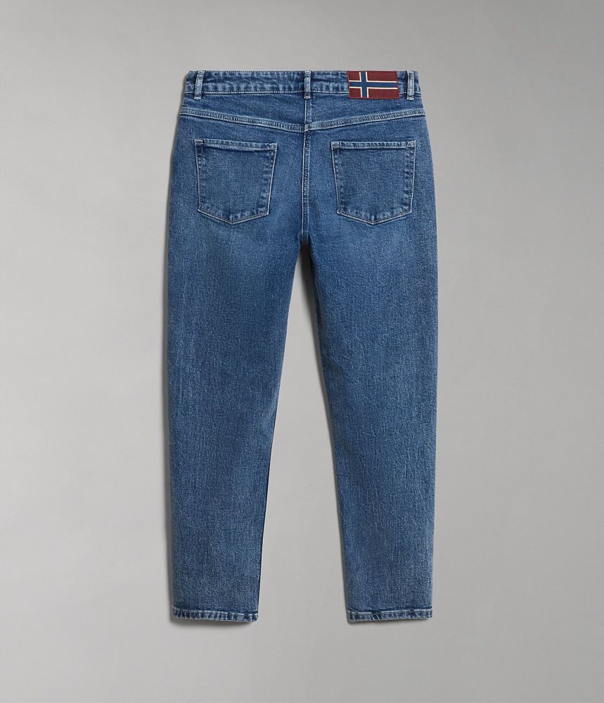 Napapijri Byrd Denim Ženske Chino Hlače Svijetlo Plave | CDGI-63507