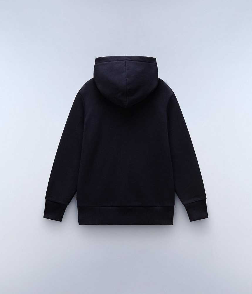 Napapijri Chamois Full-Zip Hoodie (4-16 YEARS) Dječje Majica s Kapuljačom Tamno Plave | WVTL-83206