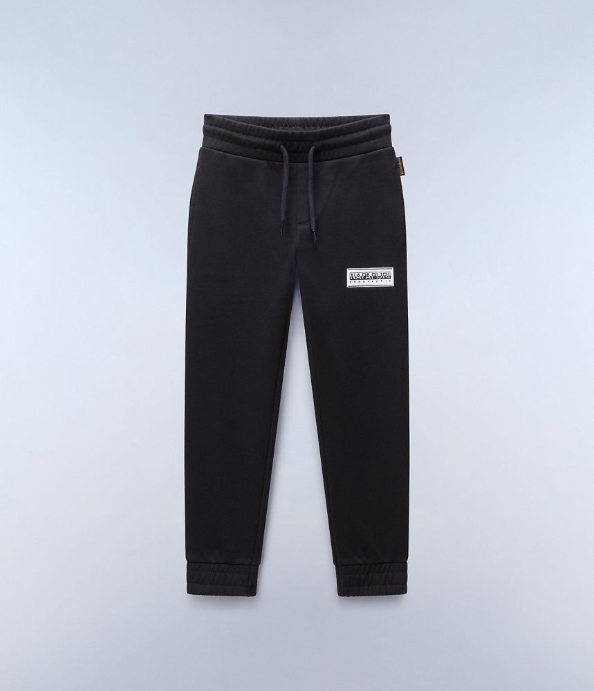 Napapijri Chamois Joggers (4-16 YEARS) Dječje Jogger Hlače Crne | LOXD-29514