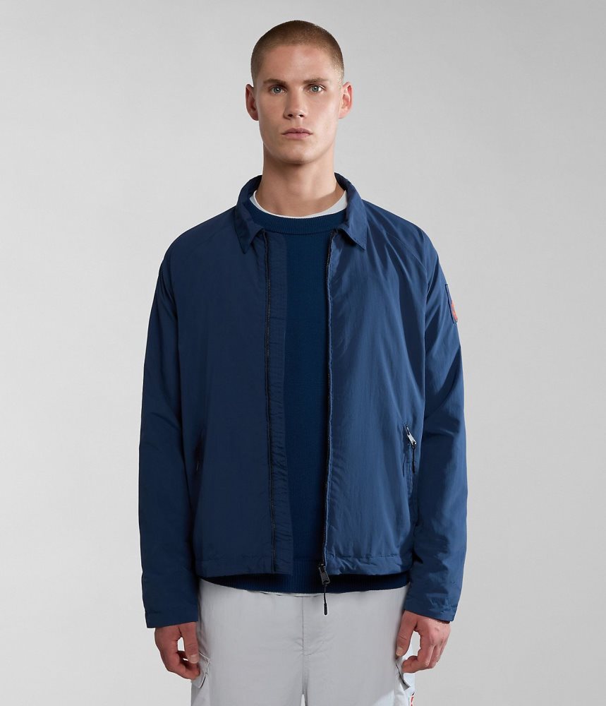 Napapijri Circular Jacket by Moreno Ferrari Muške Lightweight Jackets Tamno Plave | KAHG-65247