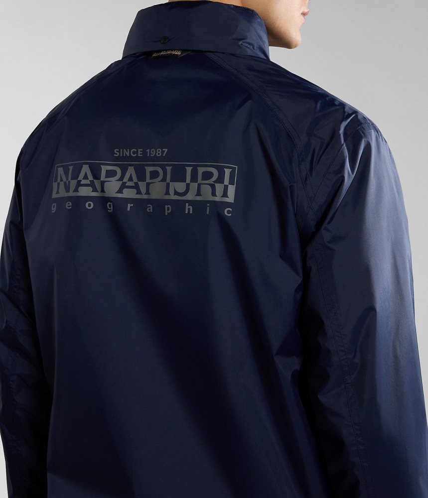 Napapijri Cloudy Windbreaker Muške Lightweight Jackets Tamno Plave | AEXP-24531