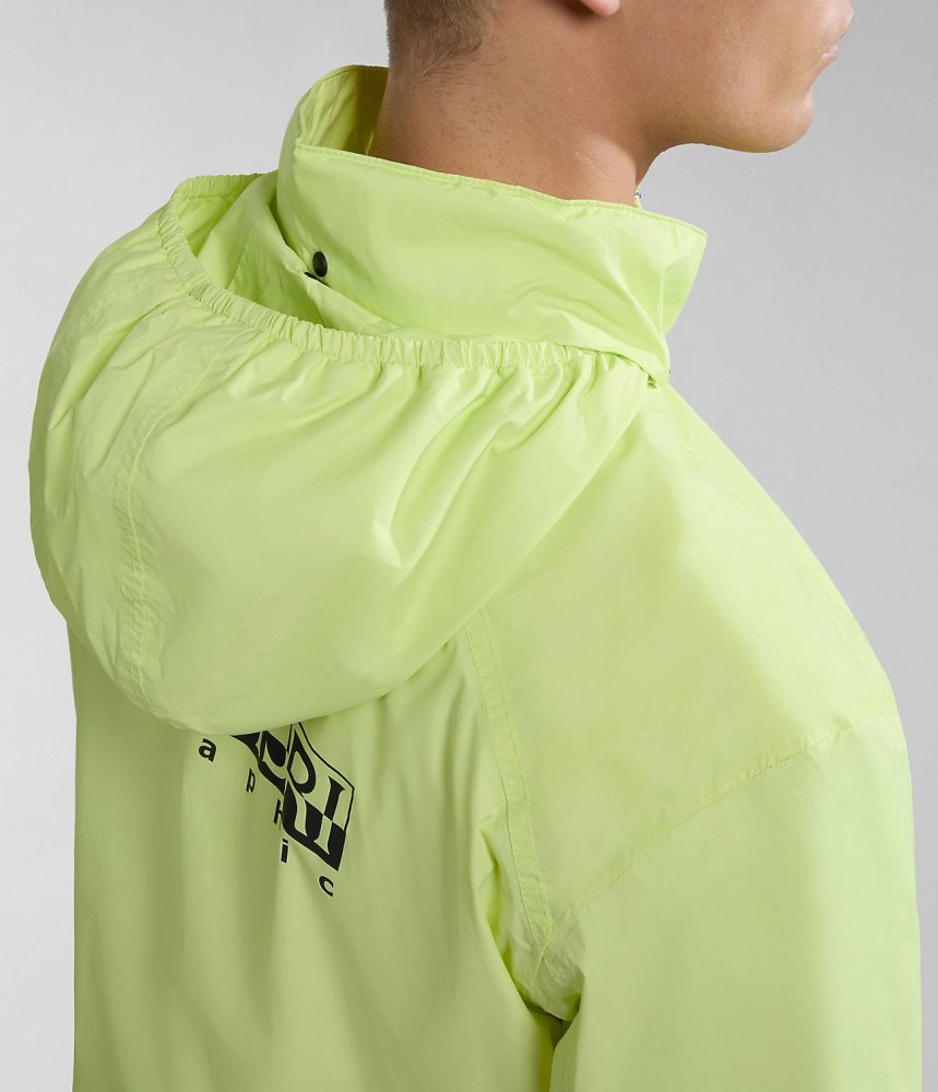 Napapijri Cloudy Windbreaker Muške Lightweight Jackets Žute | OPAF-72560