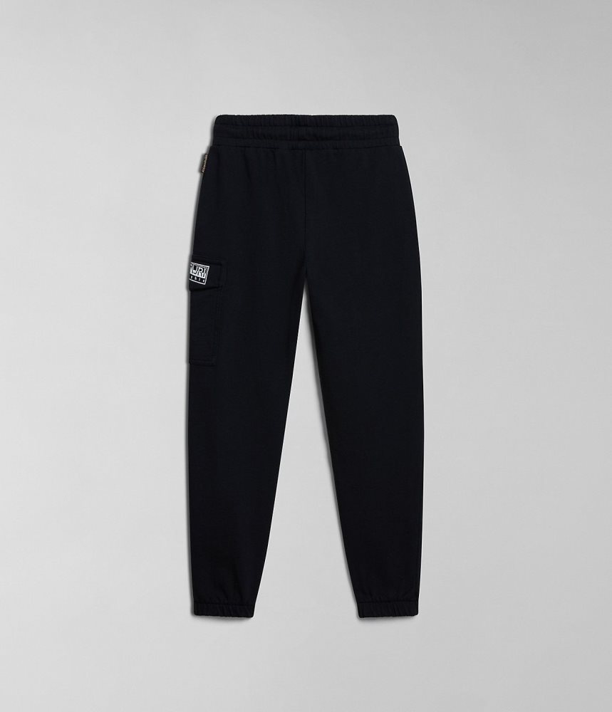 Napapijri Cree Joggers (4-16 YEARS) Dječje Jogger Hlače Crne | PFEZ-62718