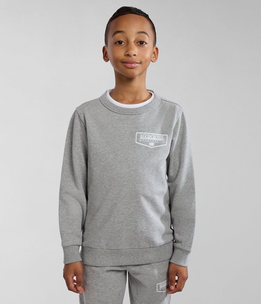 Napapijri Cree Tracksuit (4-16 YEARS) Dječje Trenirke Sive | ALVK-78256