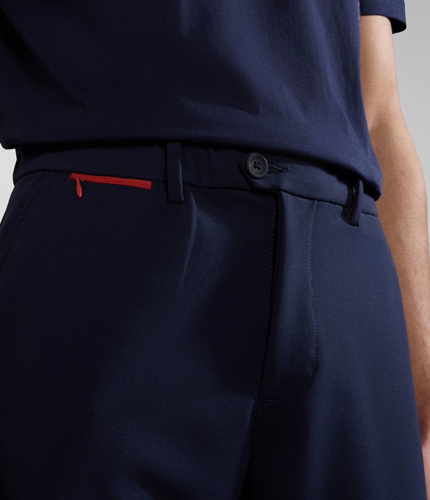 Napapijri Dease Tech Trousers Muške Jogger Hlače Tamno Plave | IKEA-37916