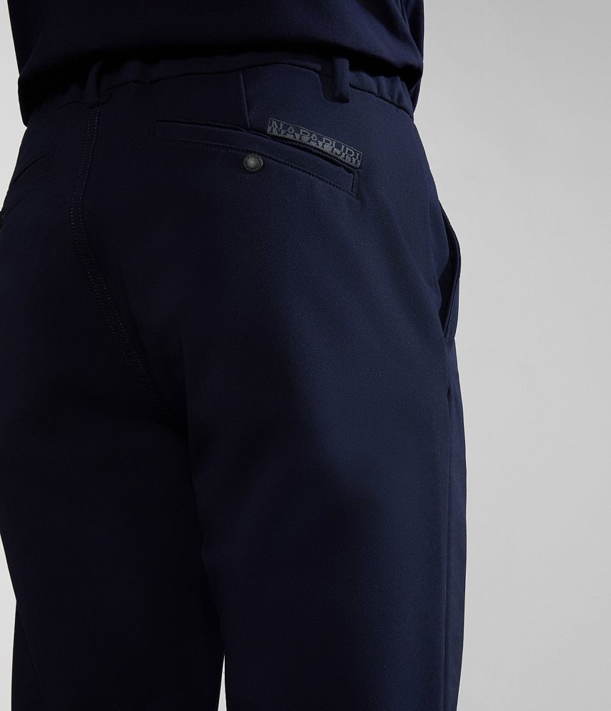 Napapijri Dease Tech Trousers Muške Jogger Hlače Tamno Plave | IKEA-37916