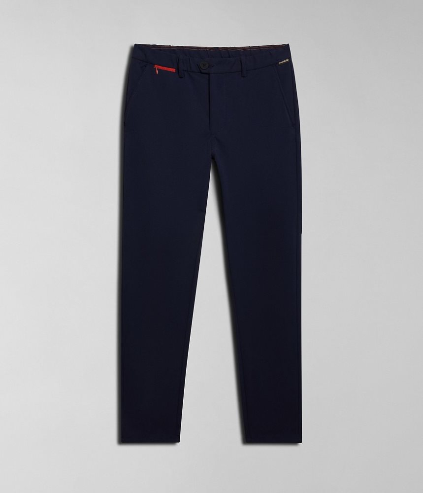 Napapijri Dease Tech Trousers Muške Jogger Hlače Tamno Plave | IKEA-37916