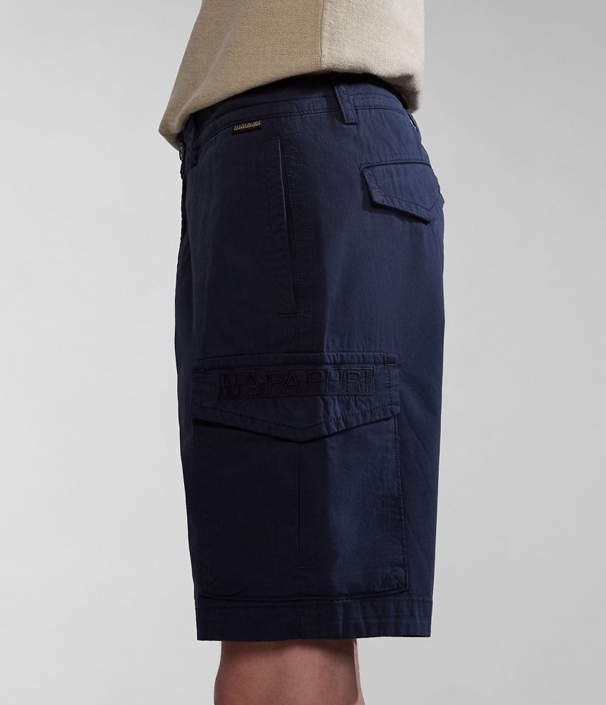 Napapijri Deline Bermuda Shorts Muške Kratke Hlače Tamno Plave | BHIL-89247