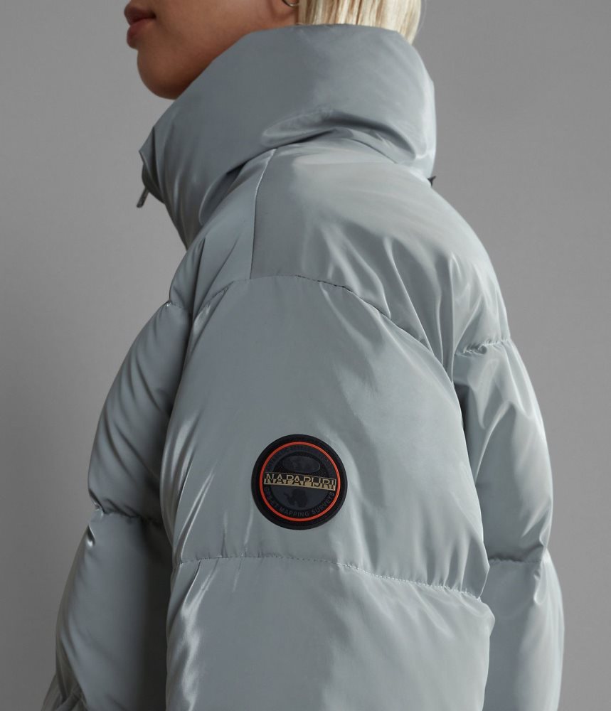 Napapijri Ellis Puffer Jacket Ženske Puffer Jakna Sive | HQXY-68574