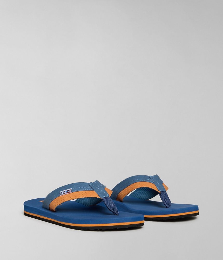 Napapijri Elm Flip-Flops Muške Natikače Tamno Plave | XFMD-09486