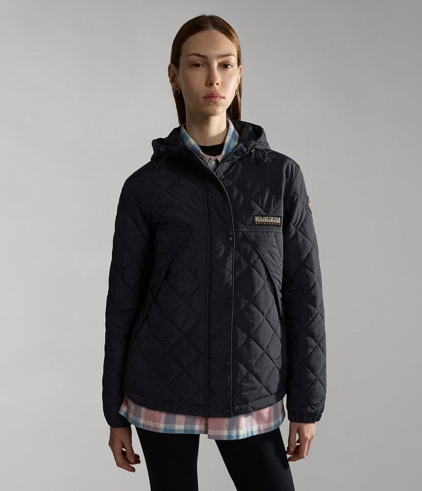 Napapijri Epoch Short Jacket Ženske Short Jackets Crne | WCOQ-92706