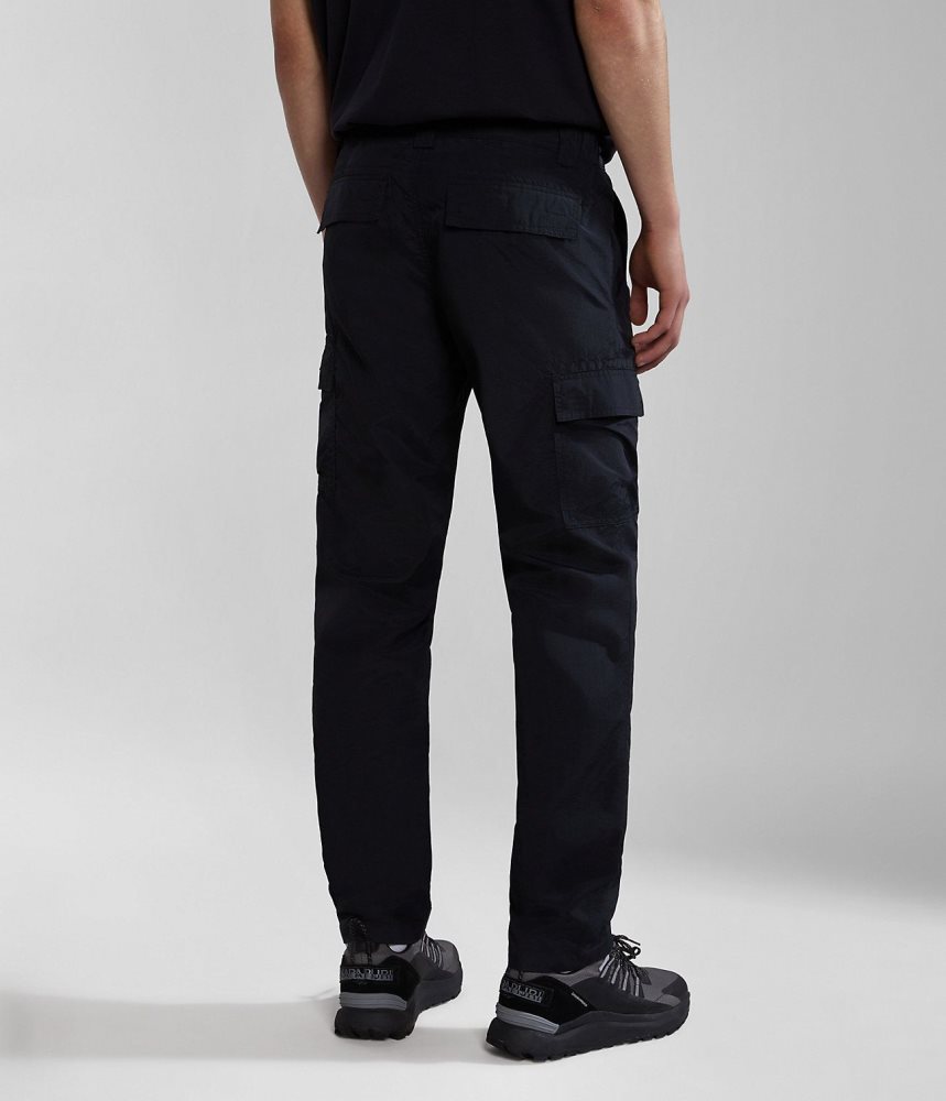 Napapijri Faber Cargo Trousers Muške Cargo Hlače Crne | LDHZ-79302