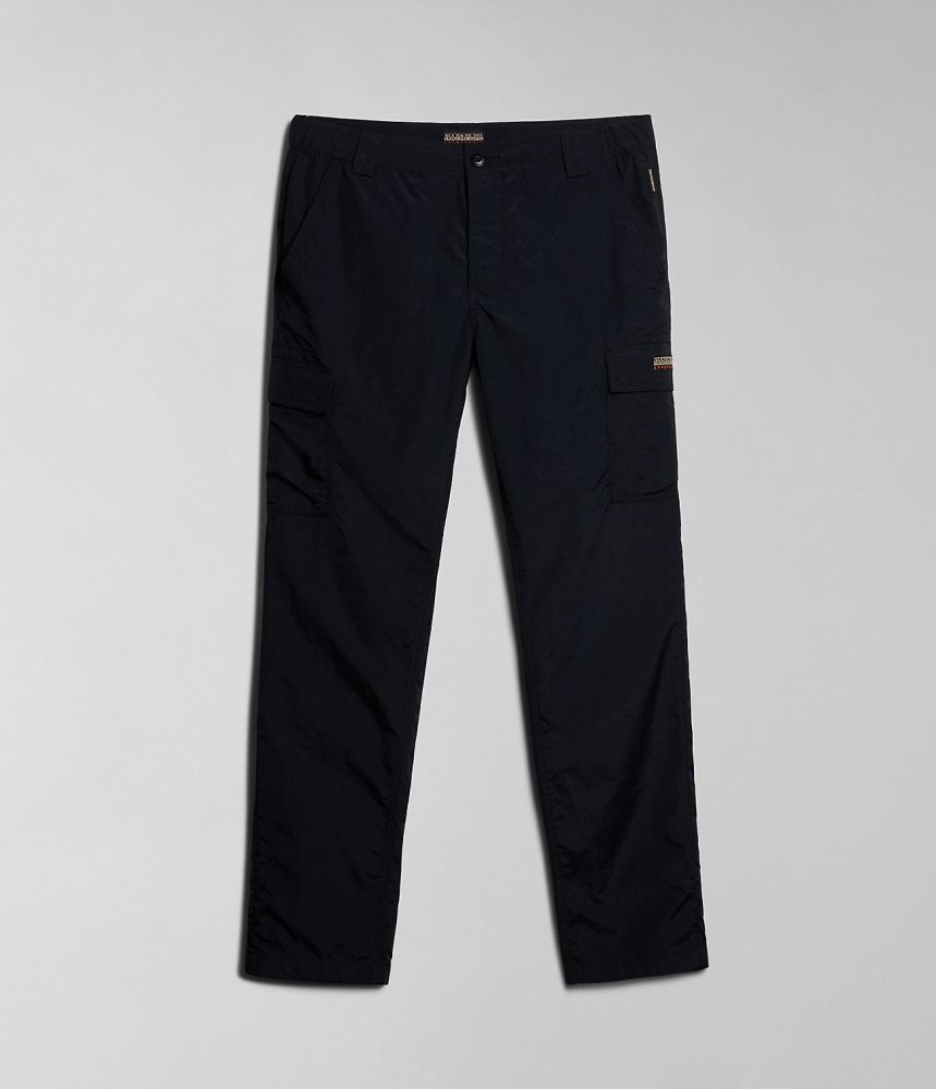 Napapijri Faber Cargo Trousers Muške Cargo Hlače Crne | LDHZ-79302