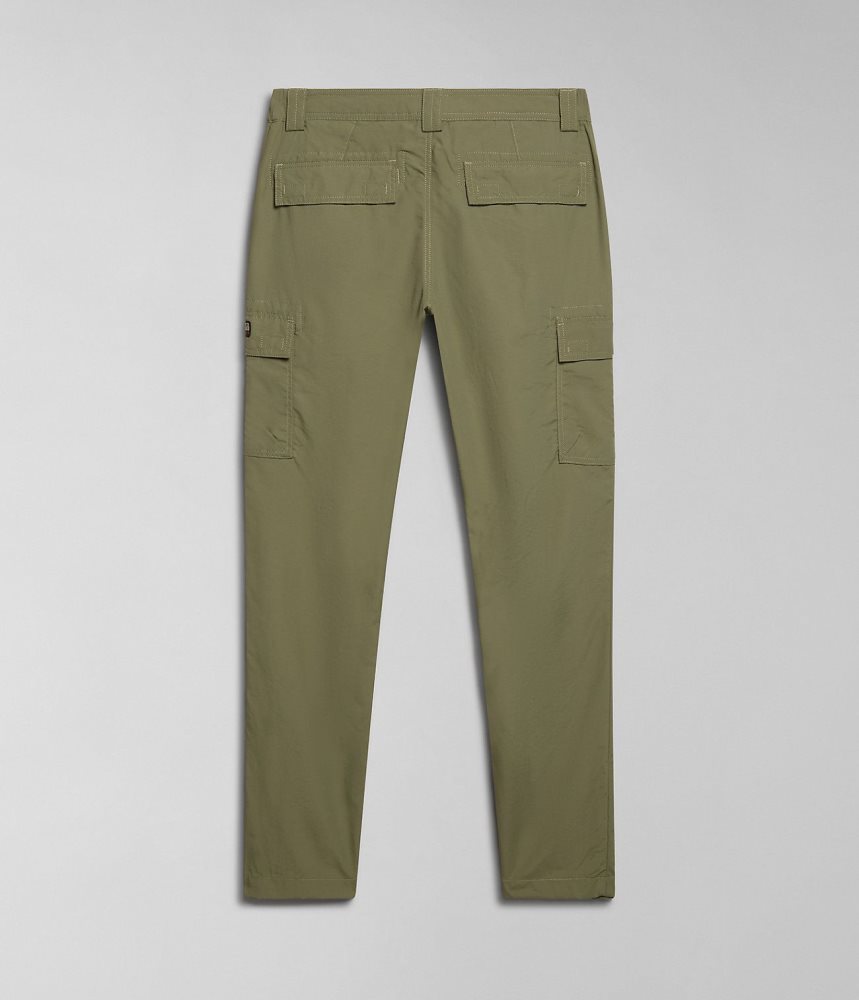 Napapijri Faber Cargo Trousers Muške Cargo Hlače Zelene | FWQX-81607