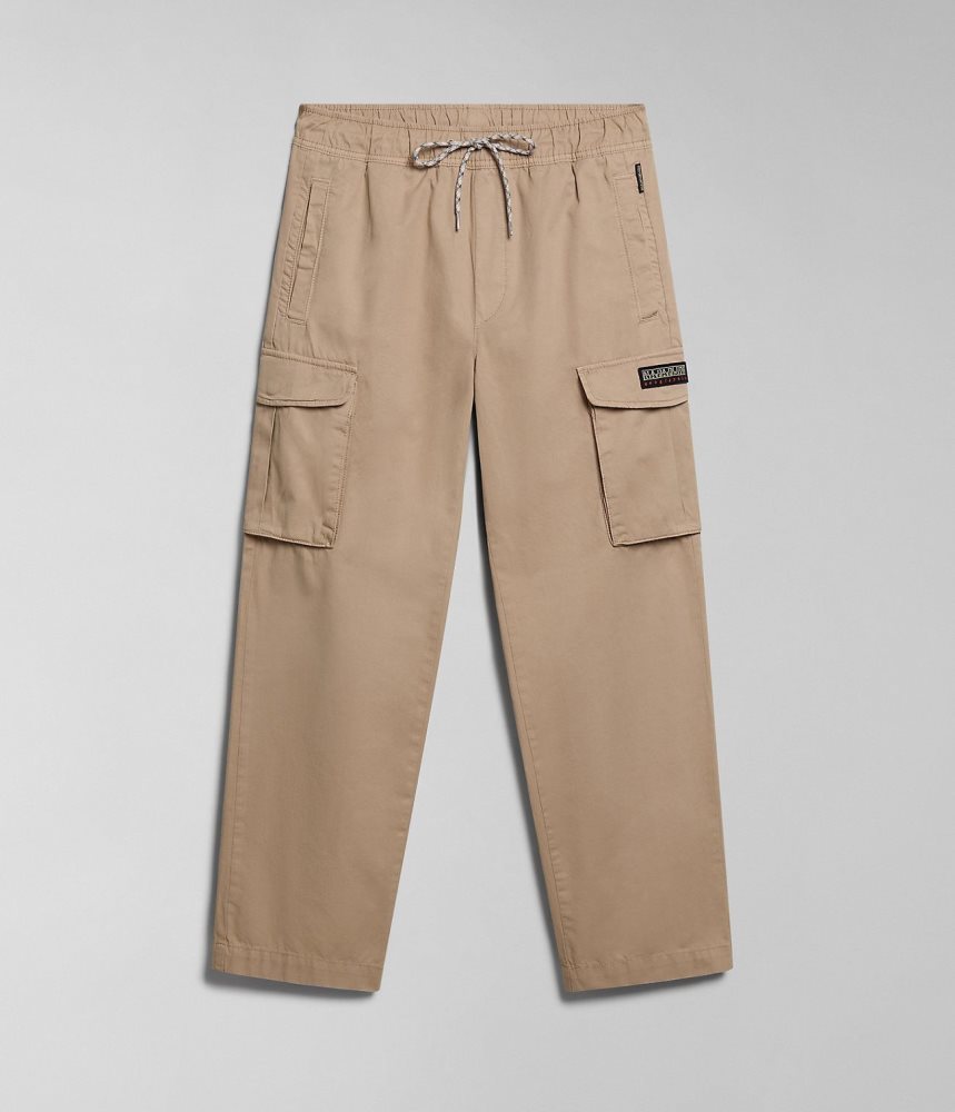 Napapijri Faber Cargo Trousers Ženske Cargo Hlače Bež | NIVL-91546