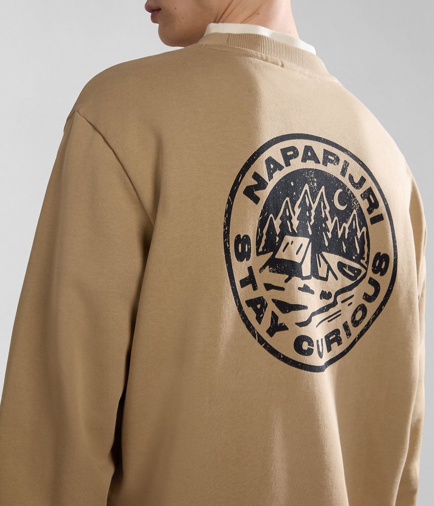 Napapijri Faber Sweatshirt Ženske Dukserice Bež | VNCK-46290