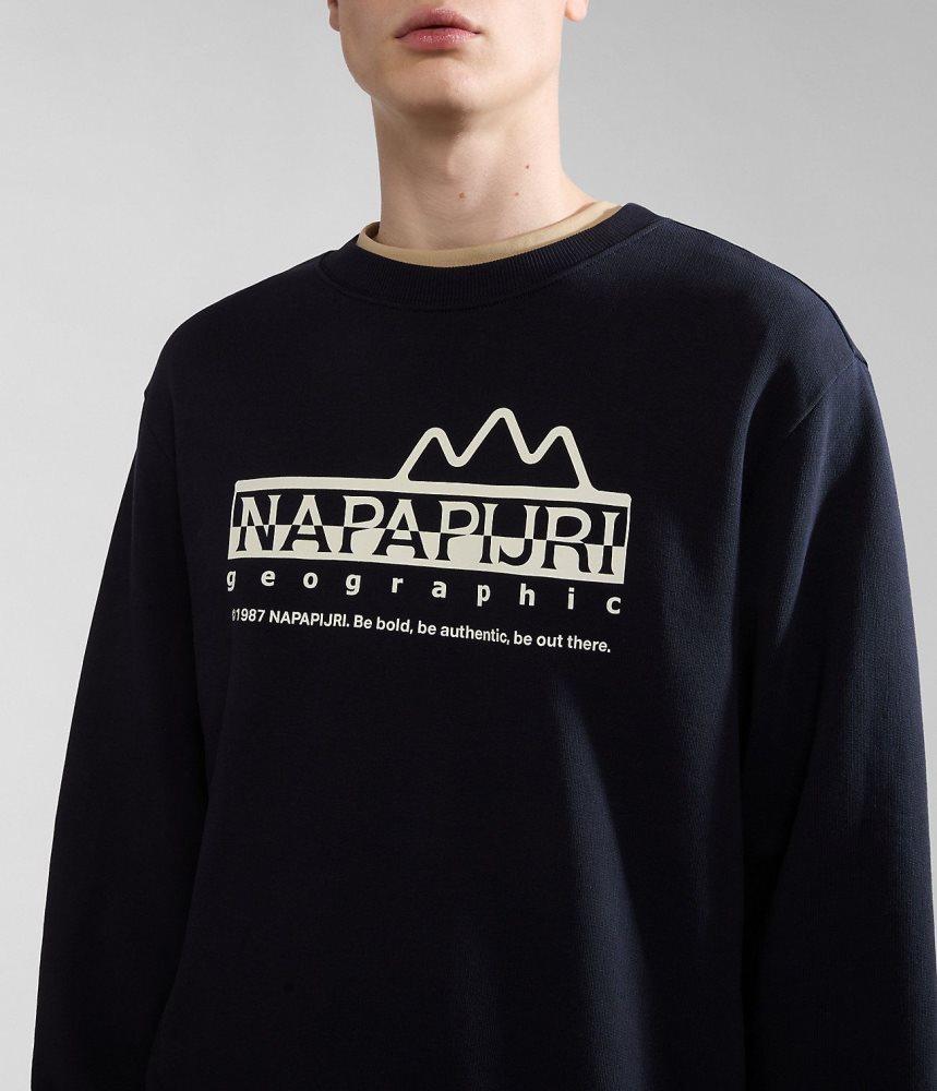 Napapijri Faber Sweatshirt Ženske Dukserice Crne | YWLA-80371