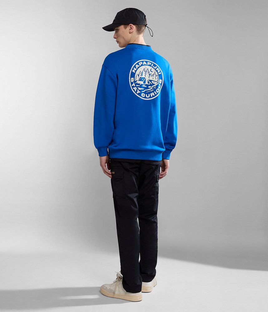 Napapijri Faber Sweatshirt Ženske Dukserice Plave | NFAQ-43509