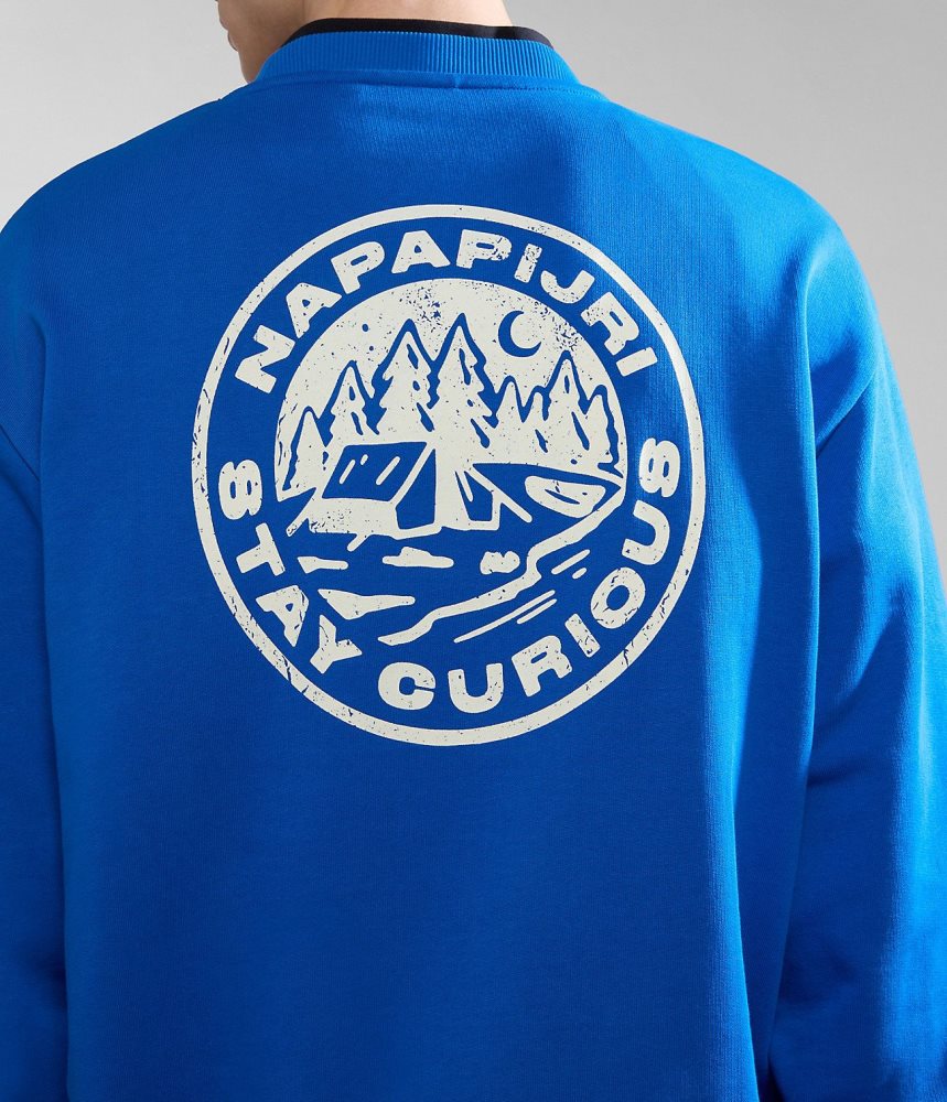 Napapijri Faber Sweatshirt Ženske Dukserice Plave | NFAQ-43509