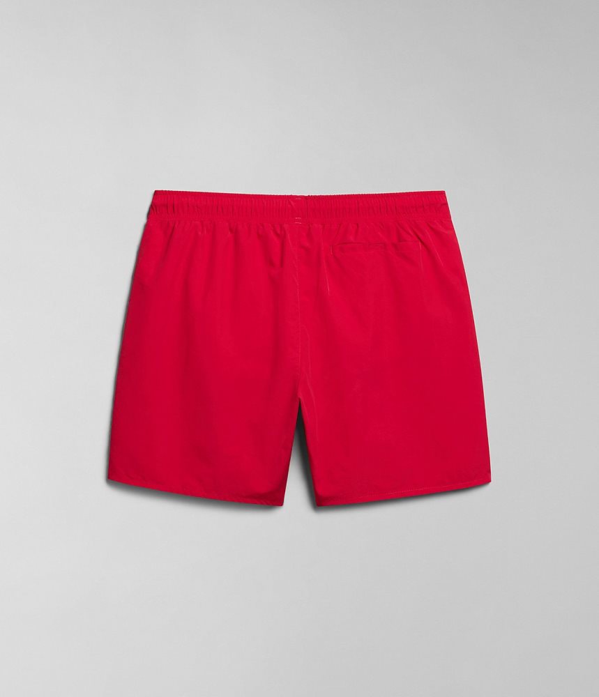 Napapijri Haldane Swimming Trunks Muške Kupaće Gaće Crvene | SLXT-48912