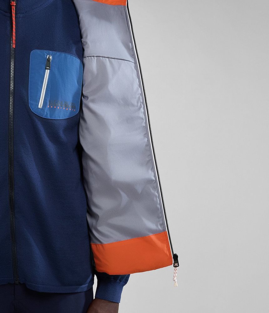 Napapijri Huron Packable Vest Muške Gilet Narančaste | GRMW-34028