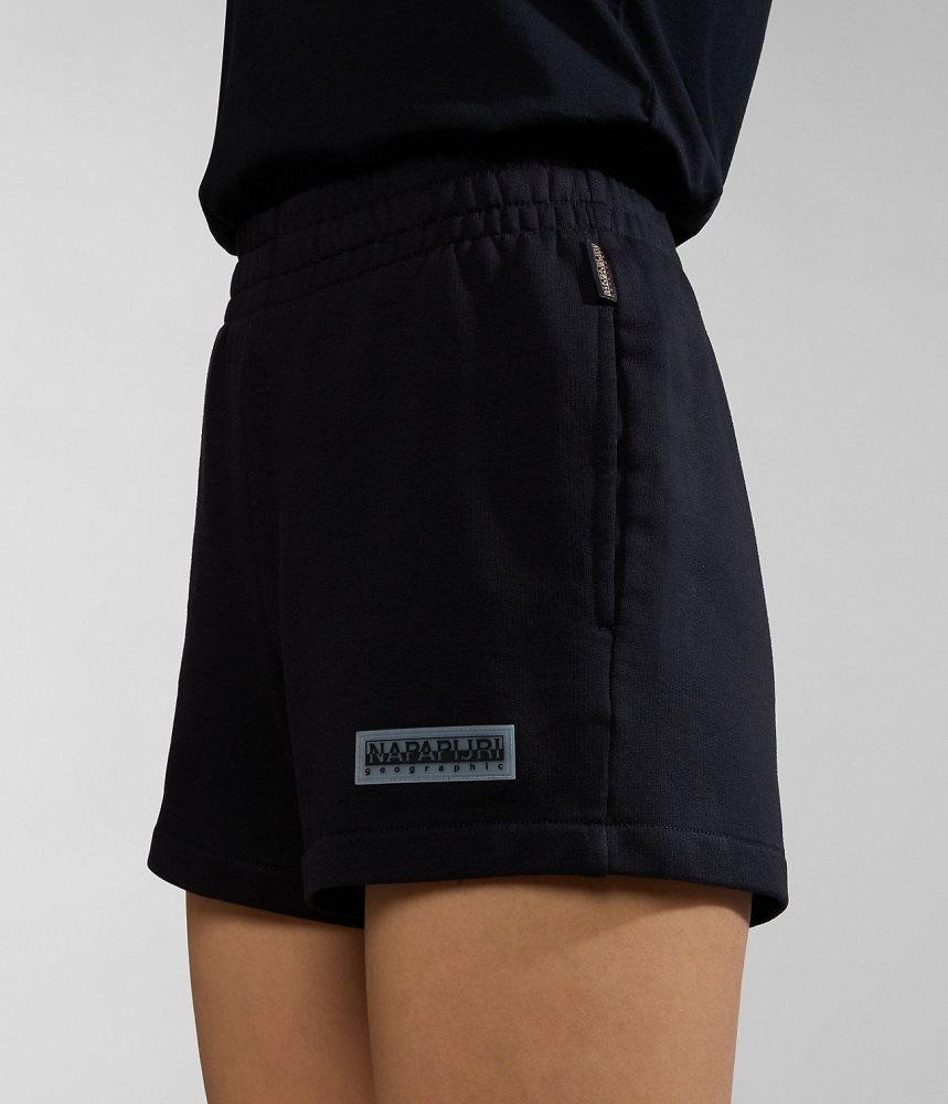 Napapijri Iaato Bermuda Shorts Ženske Kratke Hlače Crne | ITDH-89643