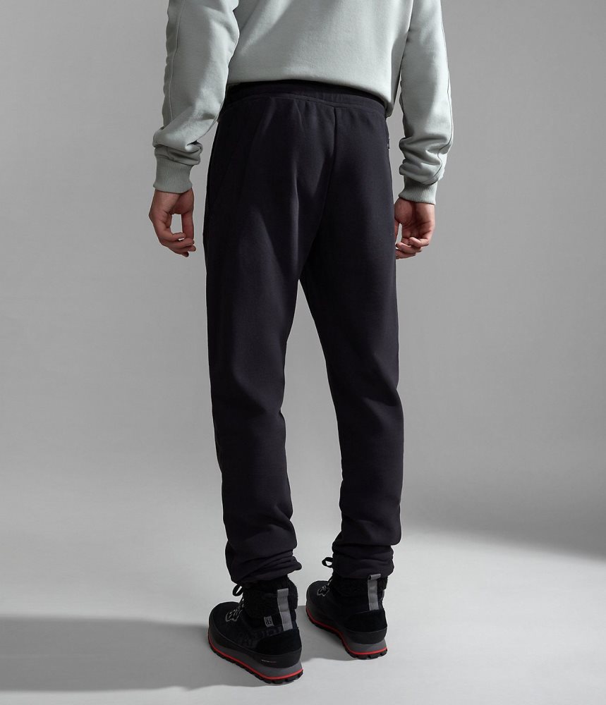 Napapijri Iceberg Joggers Muške Jogger Hlače Crne | MCFW-09824