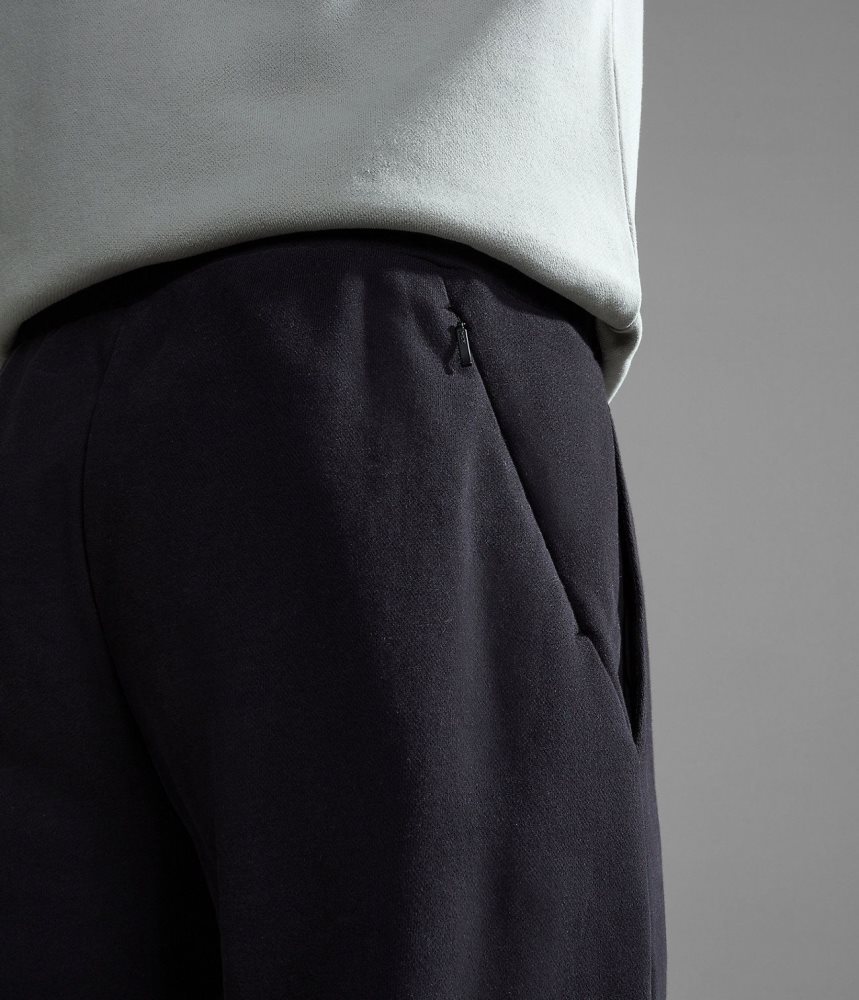 Napapijri Iceberg Joggers Muške Jogger Hlače Crne | MCFW-09824