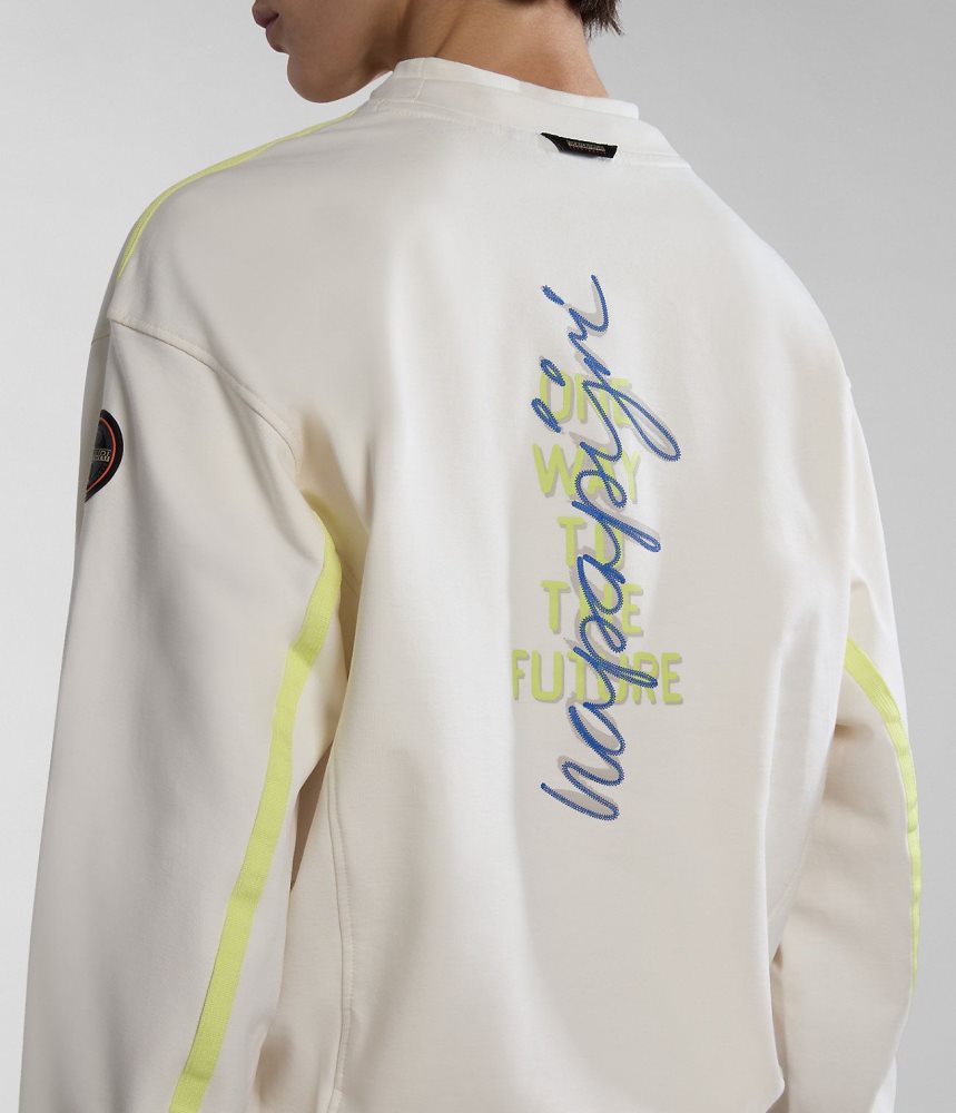 Napapijri Keith Sweatshirt Ženske Dukserice Bijele | JAZL-36705