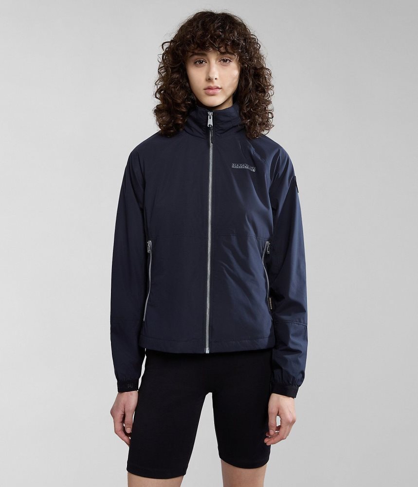 Napapijri Kendall Short Jacket Ženske Vjetrovka Crne | YLON-91842