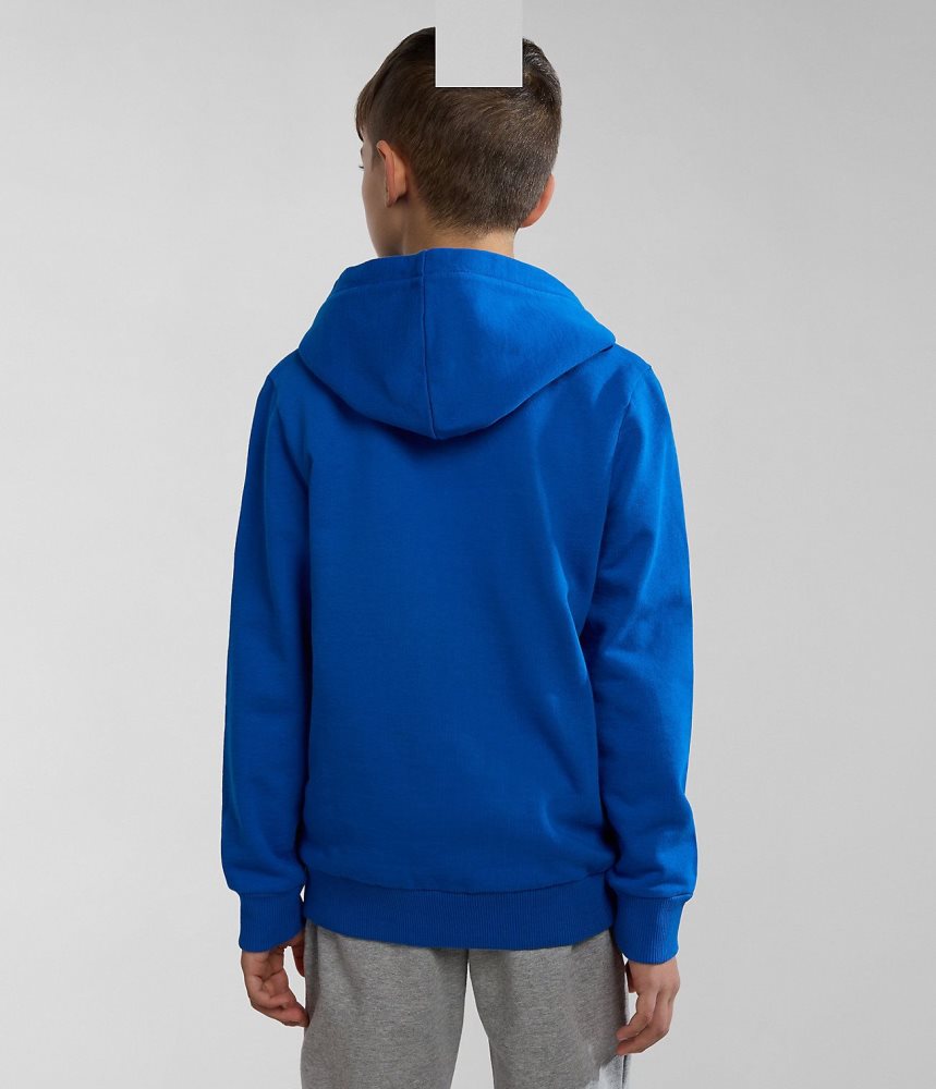 Napapijri Kitik Full-Zip Hoodie (4-16 YEARS) Dječje Majica s Kapuljačom Plave | GIOF-40289