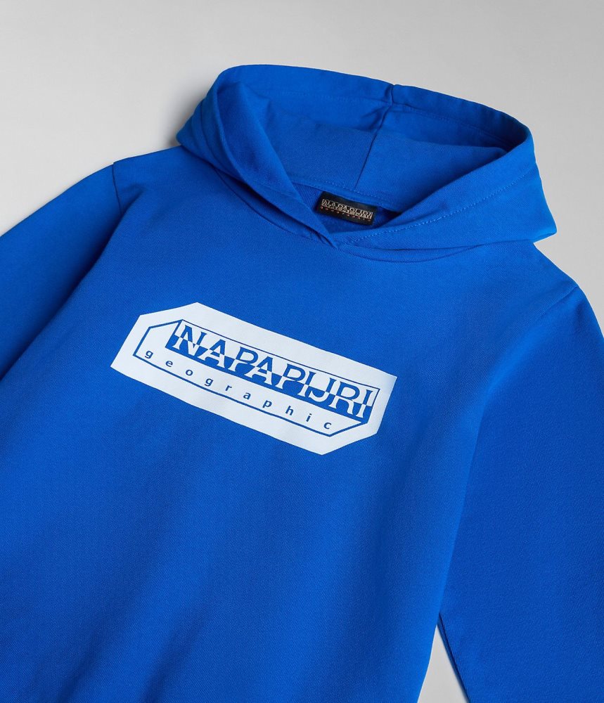 Napapijri Kitik Hoodie (4-16 YEARS) Dječje Majica s Kapuljačom Plave | FWYH-04918