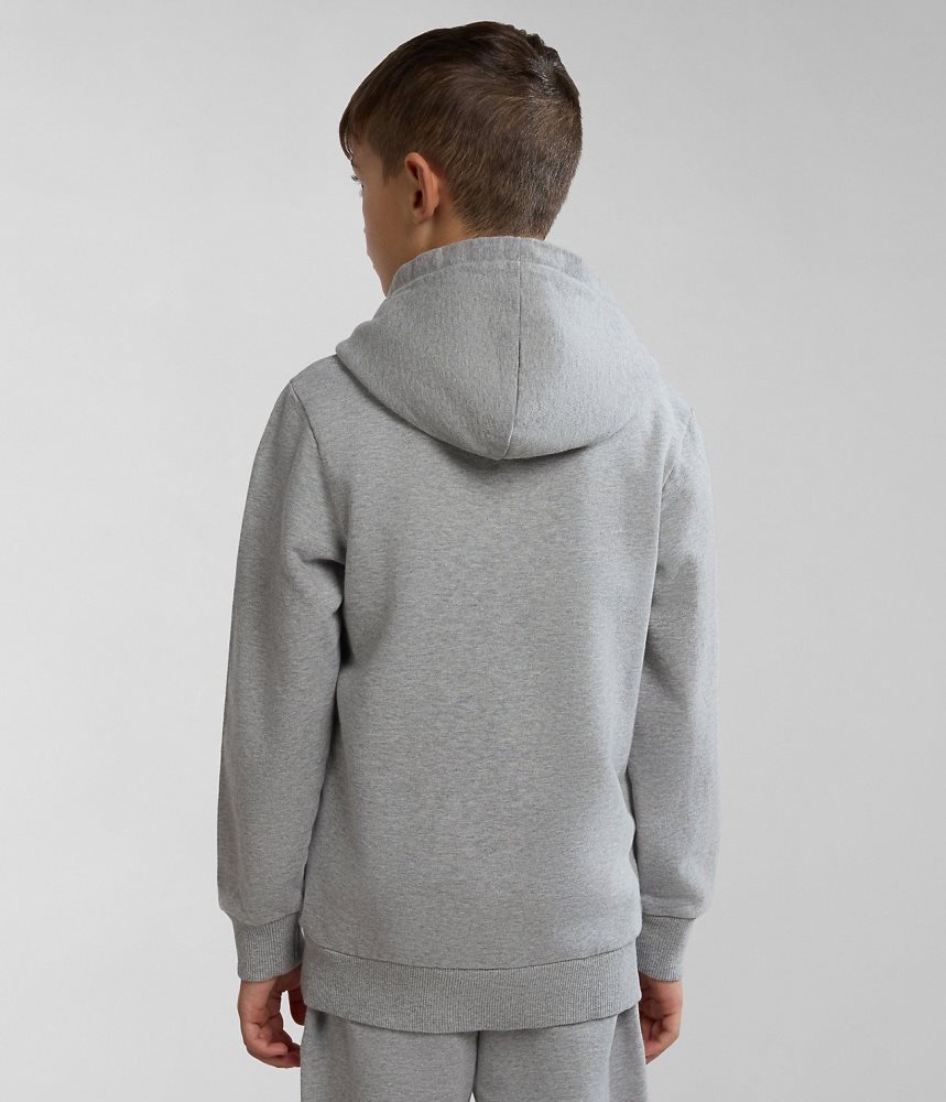 Napapijri Kitik Hoodie (4-16 YEARS) Dječje Majica s Kapuljačom Sive | EKCP-29846