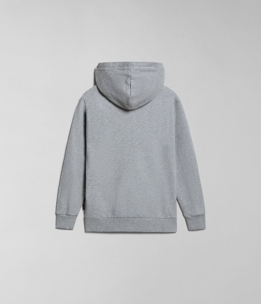 Napapijri Kitik Hoodie (4-16 YEARS) Dječje Majica s Kapuljačom Sive | EKCP-29846