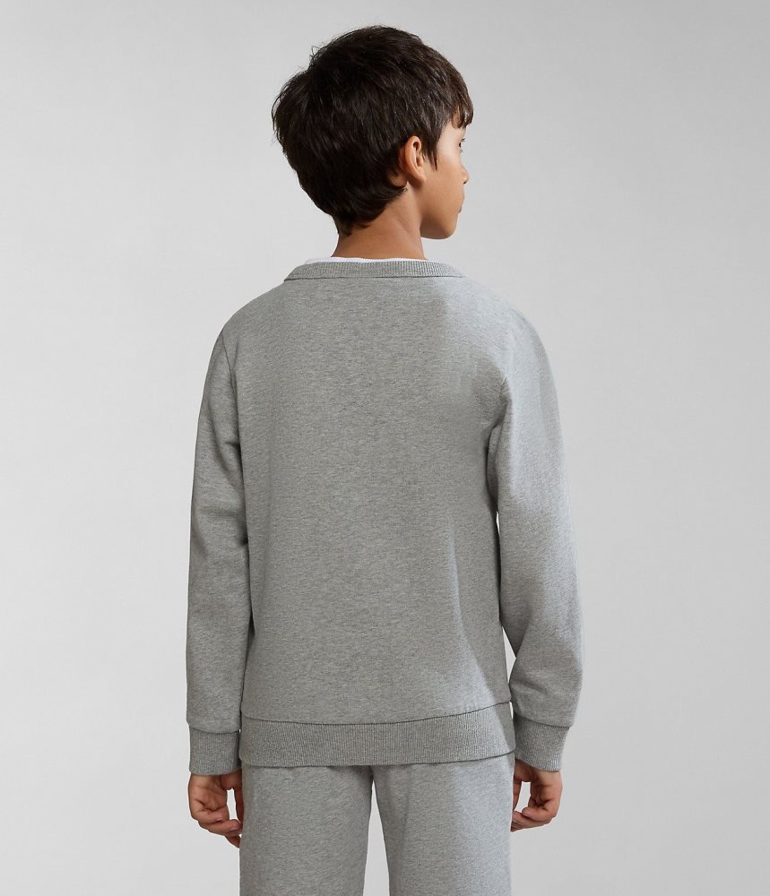 Napapijri Kitik Sweatshirt (4-16 YEARS) Dječje Dukserice Sive | VQBE-04693