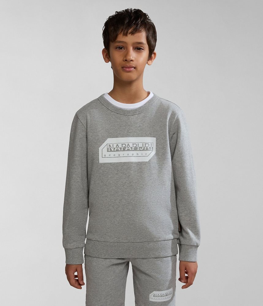 Napapijri Kitik Sweatshirt (4-16 YEARS) Dječje Dukserice Sive | VQBE-04693