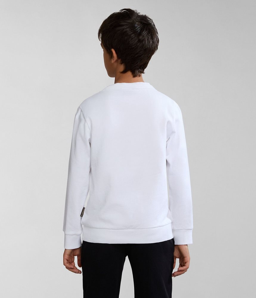 Napapijri Kitik Sweatshirt (4-16 YEARS) Dječje Dukserice Bijele | NYAL-42938