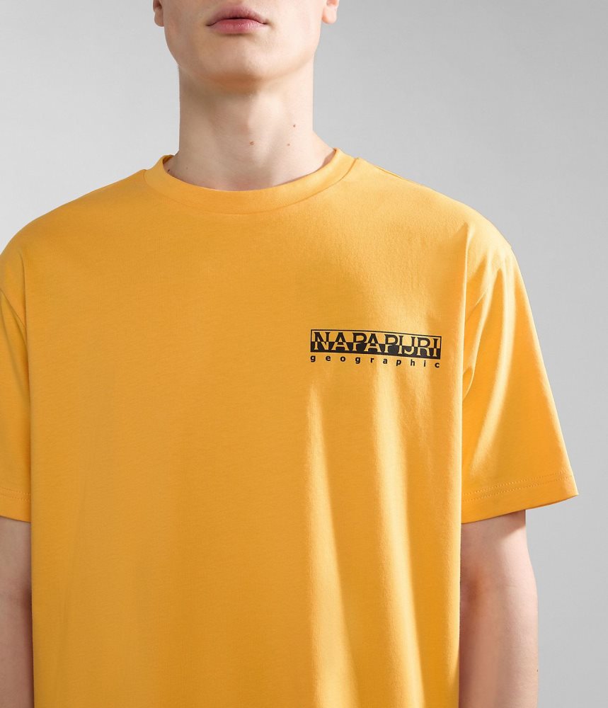 Napapijri Kotcho Short Sleeve T-Shirt Ženske Majice Žute | SQEI-04573