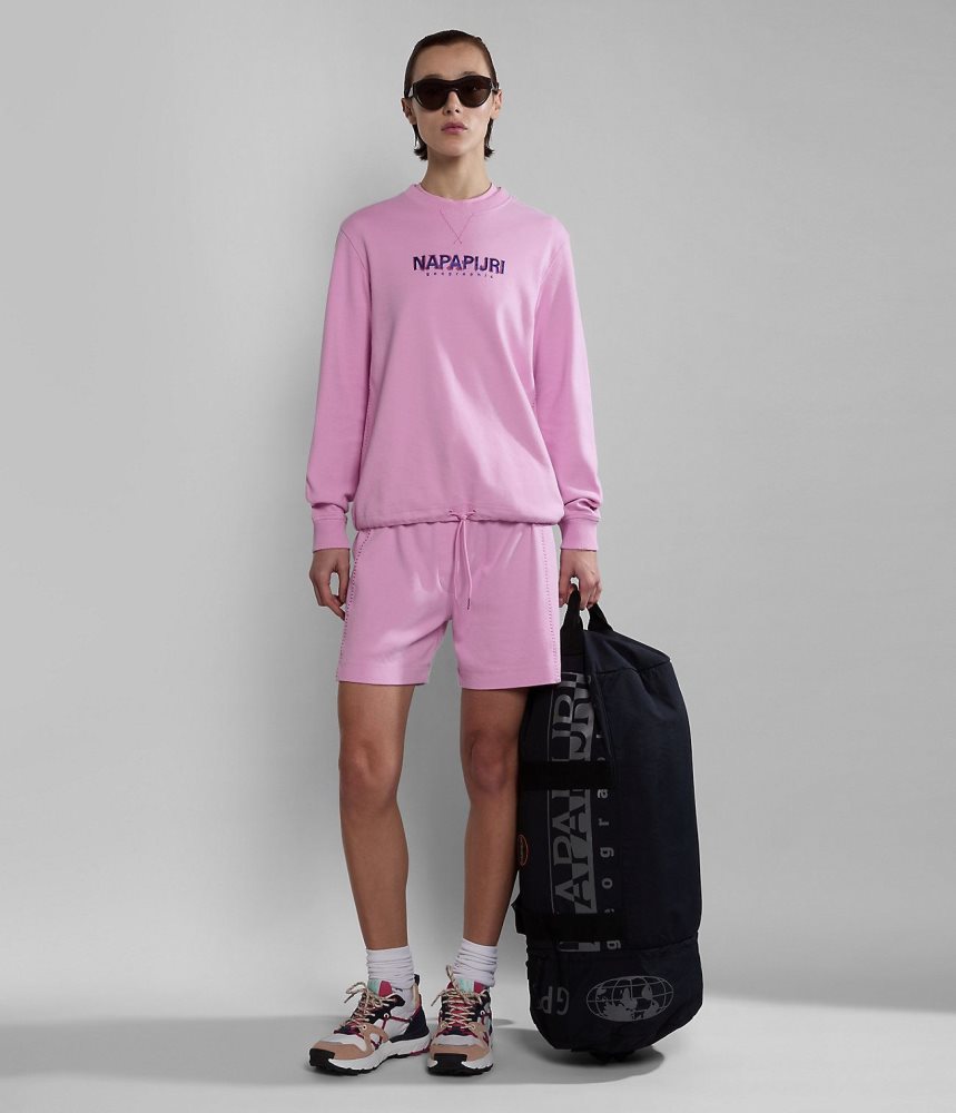 Napapijri Kreis Sweatshirt Ženske Dukserice Roze | URAB-54276