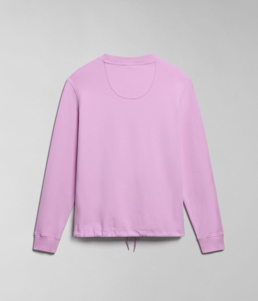 Napapijri Kreis Sweatshirt Ženske Dukserice Roze | URAB-54276