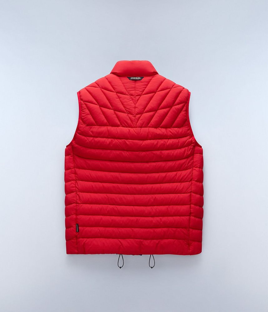 Napapijri Lapaz Vest Muške Gilet Crvene | KVFC-36519