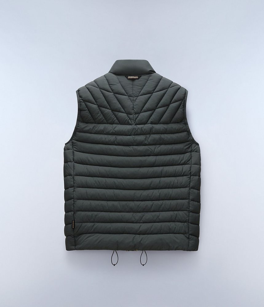 Napapijri Lapaz Vest Muške Gilet Zelene | TDGJ-42671