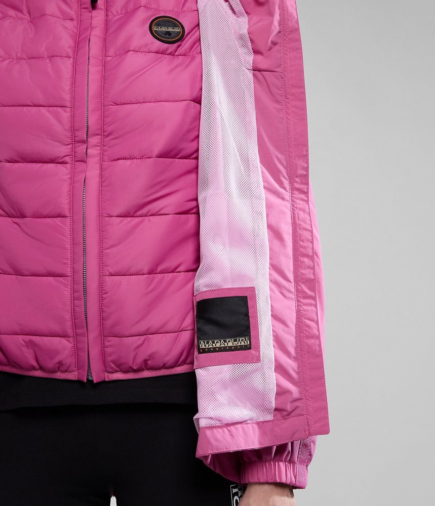 Napapijri Makay Windbreaker Ženske Lightweight Jackets Roze | OGBM-76934