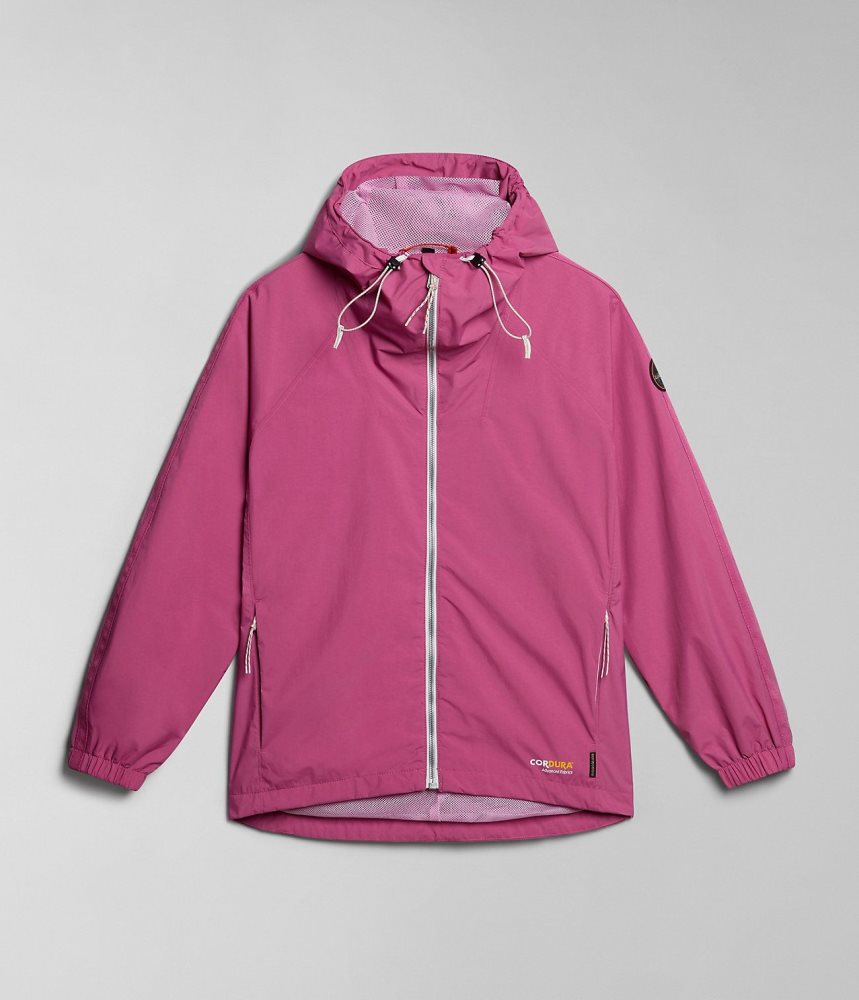 Napapijri Makay Windbreaker Ženske Lightweight Jackets Roze | OGBM-76934