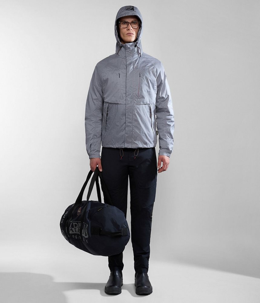 Napapijri Makay Windbreaker with Dyneema Muške Lightweight Jackets Sive | ZWNF-78106