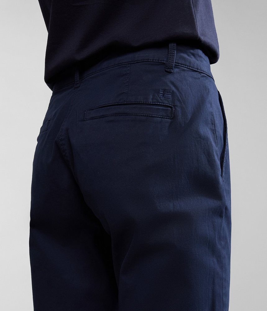 Napapijri Meridian Chino Trousers Ženske Chino Hlače Tamno Plave | GVDT-06895