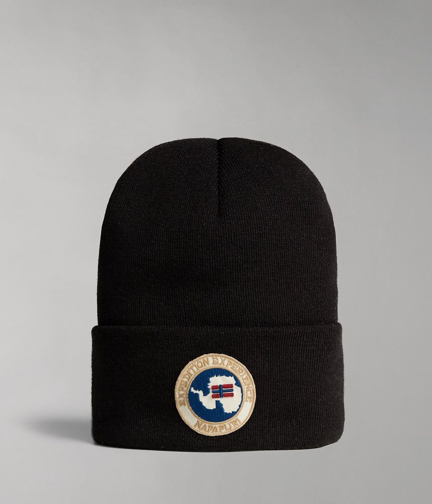 Napapijri Mountain Beanie Ženske Šeširi Crne | XFKR-32140