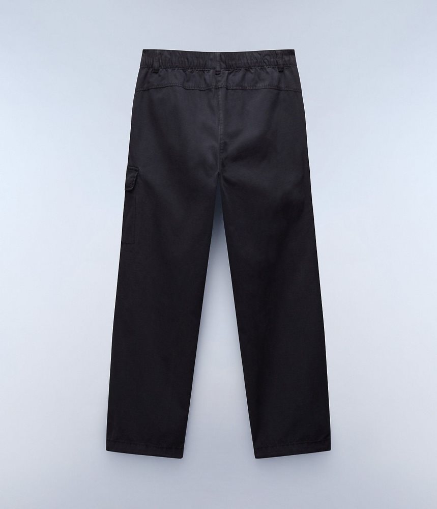 Napapijri Murg Cargo Trousers Ženske Cargo Hlače Crne | AMZI-42706