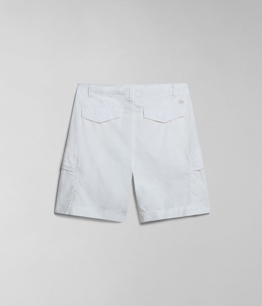 Napapijri Narin Bermuda Shorts Ženske Kratke Hlače Bijele | PBZL-68513