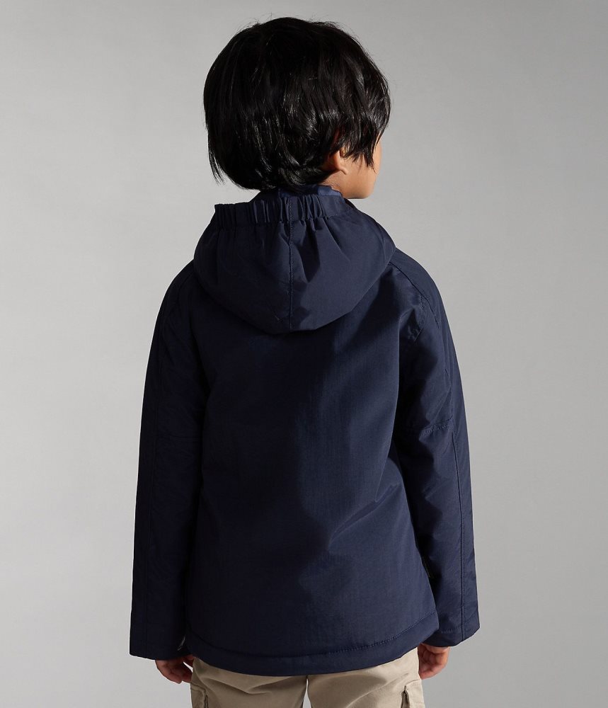 Napapijri Northfarer Winter Anorak Jacket (4-16 YEARS) Dječje Anoraks Tamno Plave | ACZM-87409